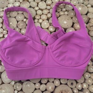 L⭐️Space, Active, Size Medium, Pink Sports Bra- Worn 1x! So cute. Magenta/Pink